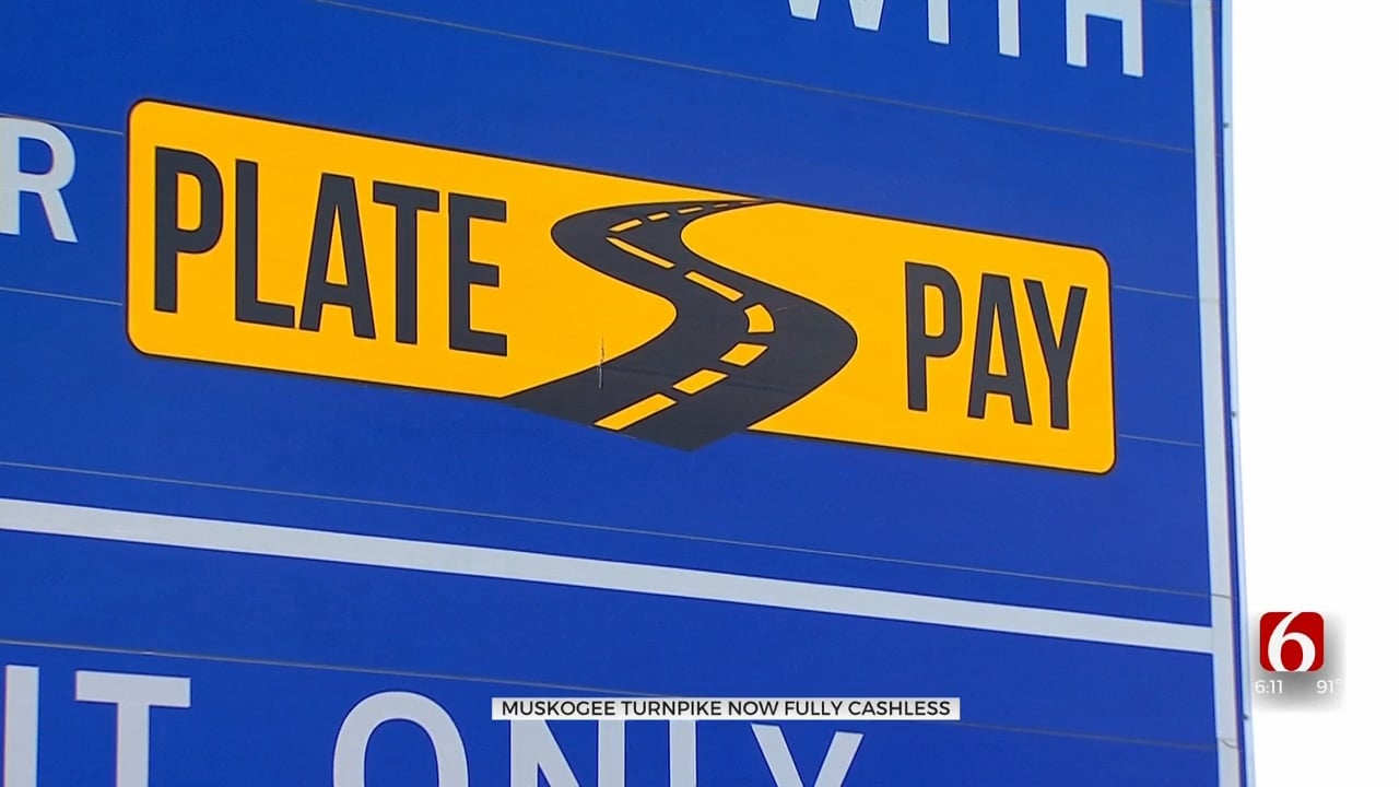 Muskogee Turnpike Now Cashless, Converted to PlatePay