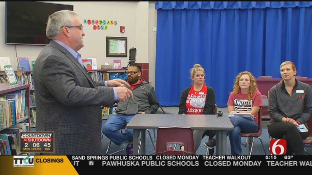 Union Teachers Meet With Legislator, Push For More Funding