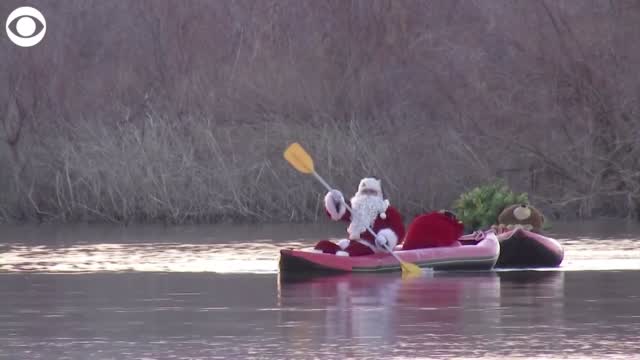 WATCH: Santa Kicks Off Christmas Season From The Sea Of Galilee