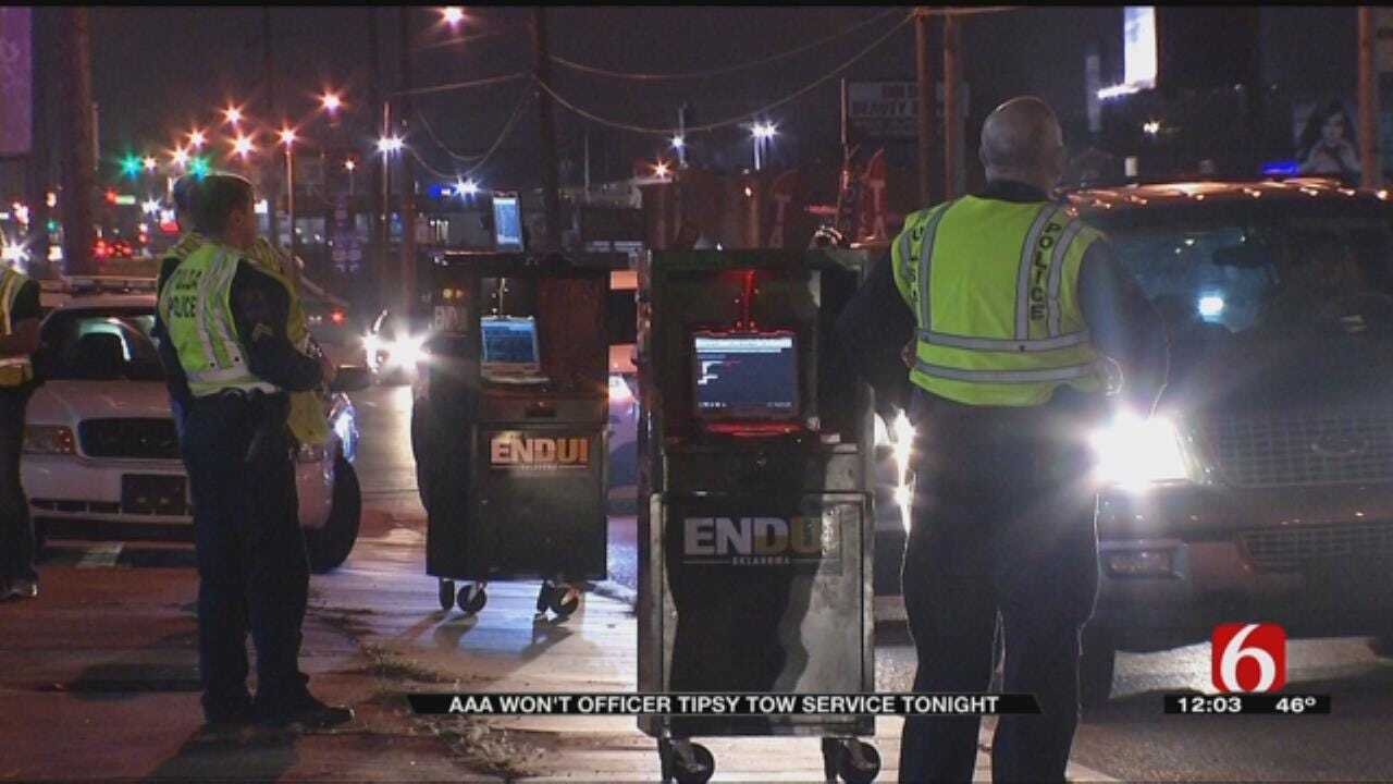 AAA Not Offering Tipsy Tow This NYE