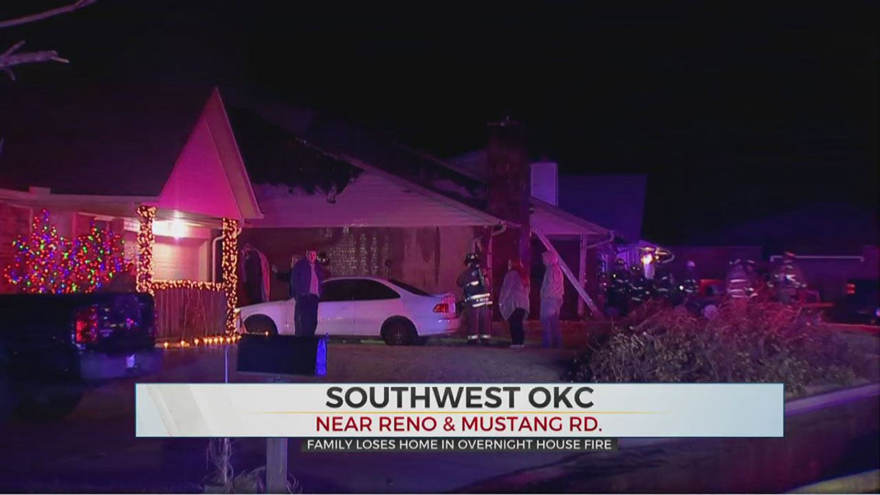 SW OKC Family Loses Home In Overnight House Fire