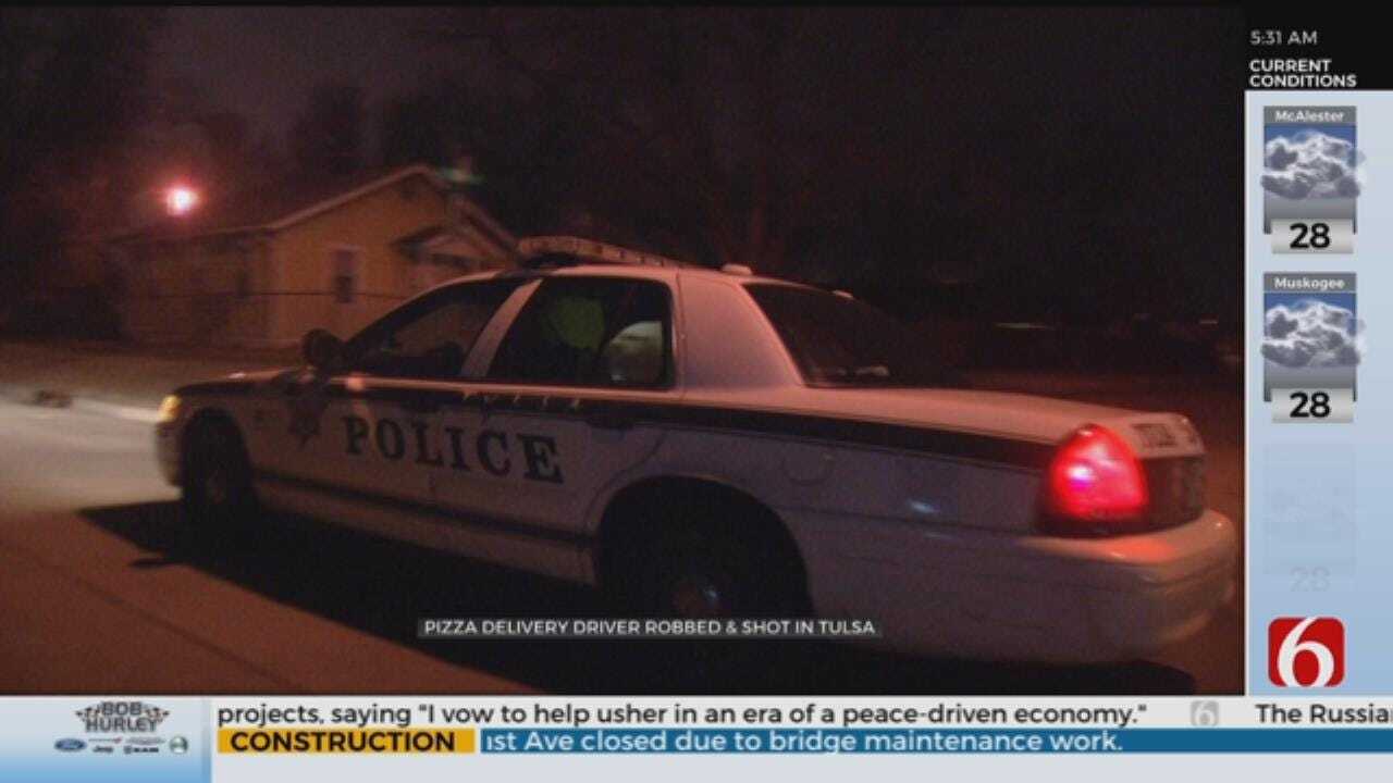 Tulsa Pizza Delivery Driver Shot And Robbed