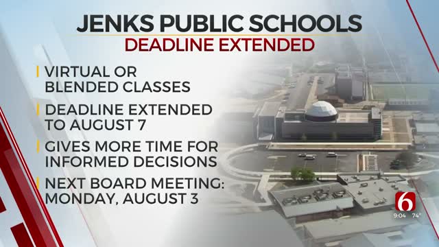 Jenks Public Schools Delays Deadline For Parents To Decide Best Option 