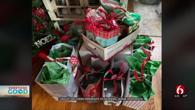 Group Passes Out Gifts To Seniors For The Holiday Season