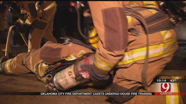 OKC Fire Department Cadets Undergo House Fire Training