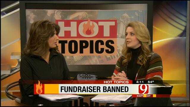 Hot Topics: Fundraiser Banned
