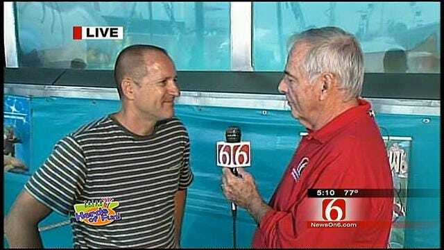 Rick Wells Checks Out Tulsa State Fair's Shark Tank