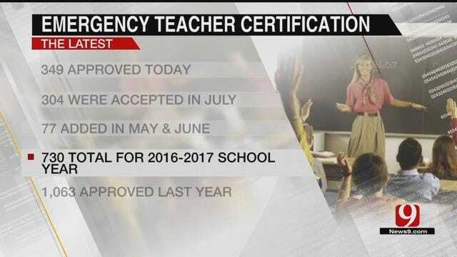 OK School Board Approves Hundreds More Emergency Teaching Certifications