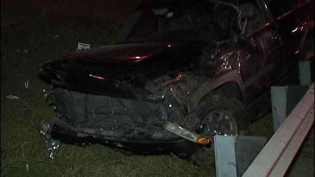 Several Drivers Wreck On Tulsa Highway Overnight