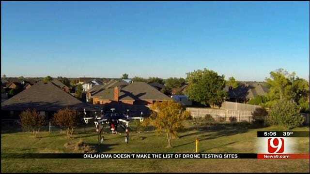 Oklahoma Not On The List Of Drone Testing Sites