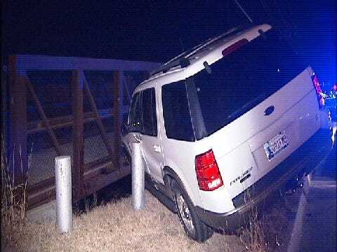 WEB EXTRA: Man Almost Drives Off Tulsa Bridge