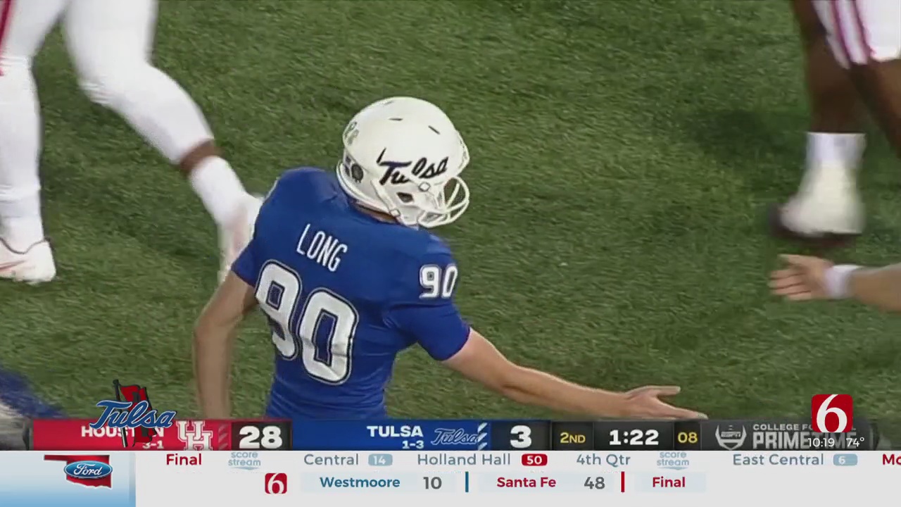Golden Hurricane Outmatched By Houston In Conference Opener, 45-10
