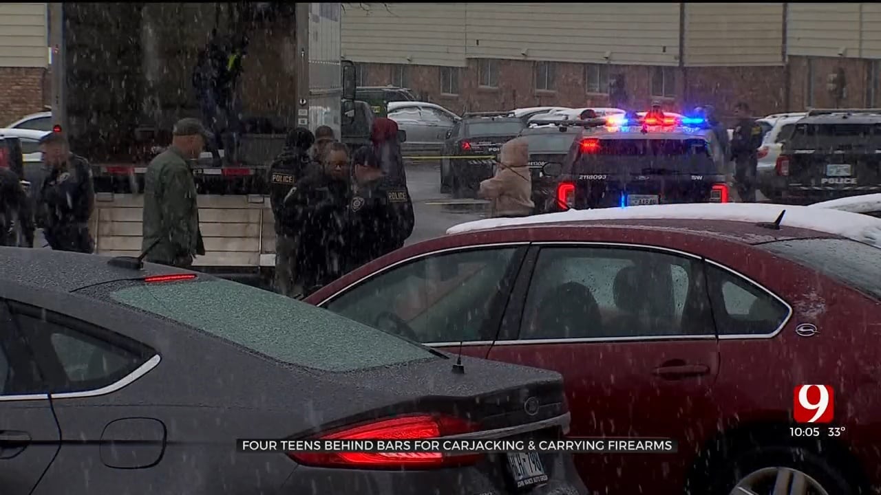 4 Teens Arrested After Allegedly Carjacking Vehicle, Carrying Firearms