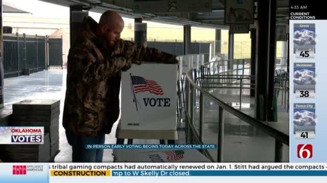 Early In-Person Voting Kicks Off In Tulsa At ONEOK Field