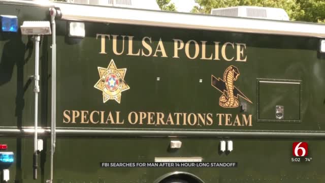 FBI Searching For Man After Hours-Long Standoff In Tulsa 