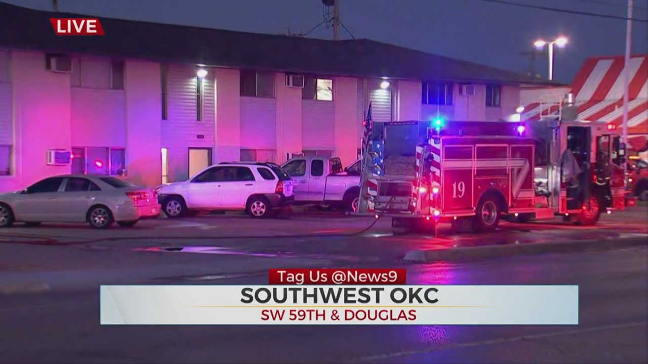 1 Man Hospitalized After Apartment Fire In SW OKC