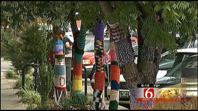 Yarn-Bombing Takes Over Bartlesville