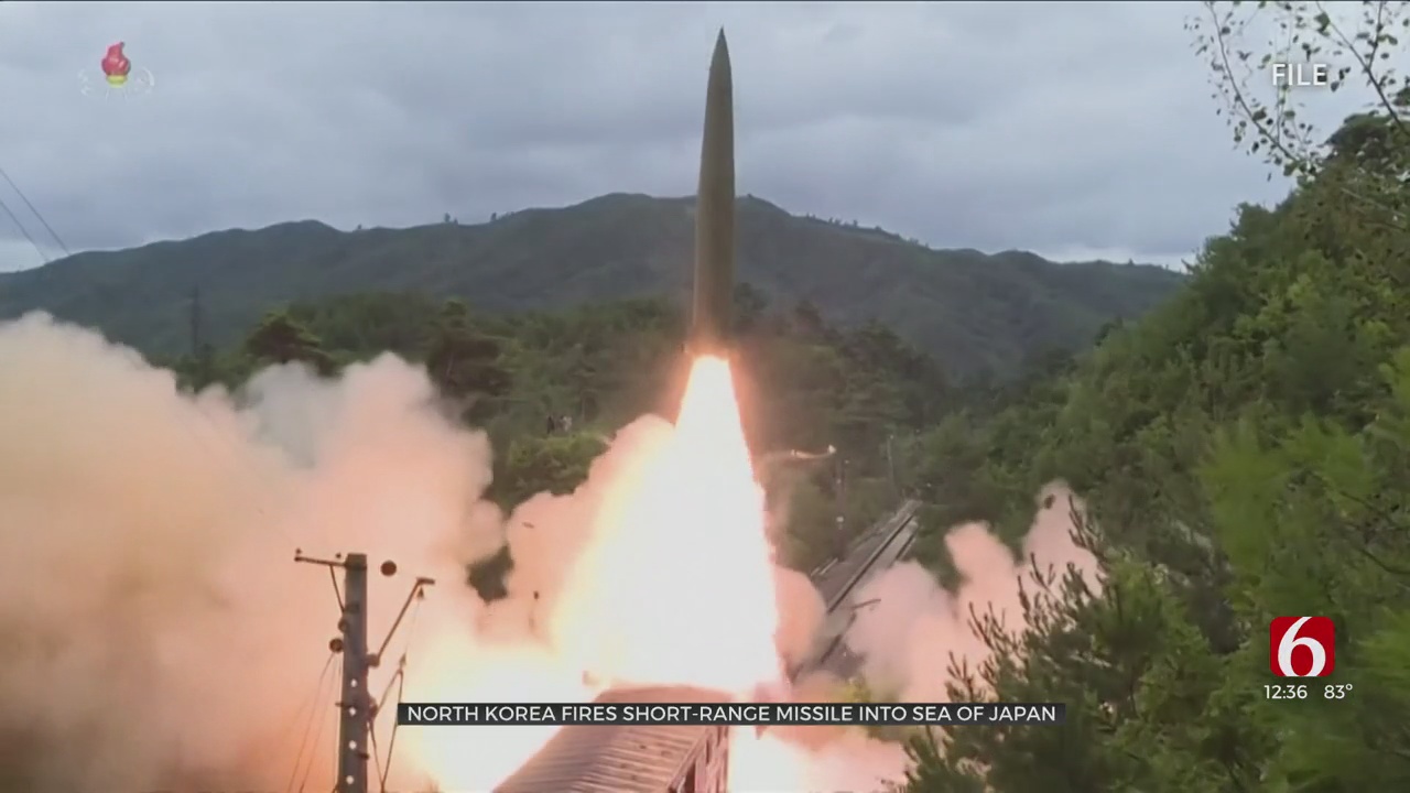 North Korea Fires Short-Range Missile Into Sea Of Japan