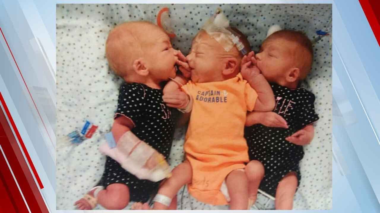 Woman Thought She Had Kidney Stones, Gave Birth To Triplets