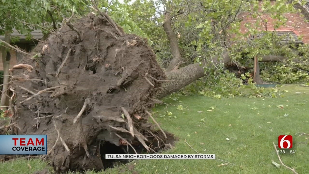 South Tulsa Storm Damage Prevalent After Significant Winds In Green Country