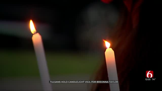 Tulsans Hold Vigil After Officer Charged In Breonna Taylor Case, But Not For Her Death