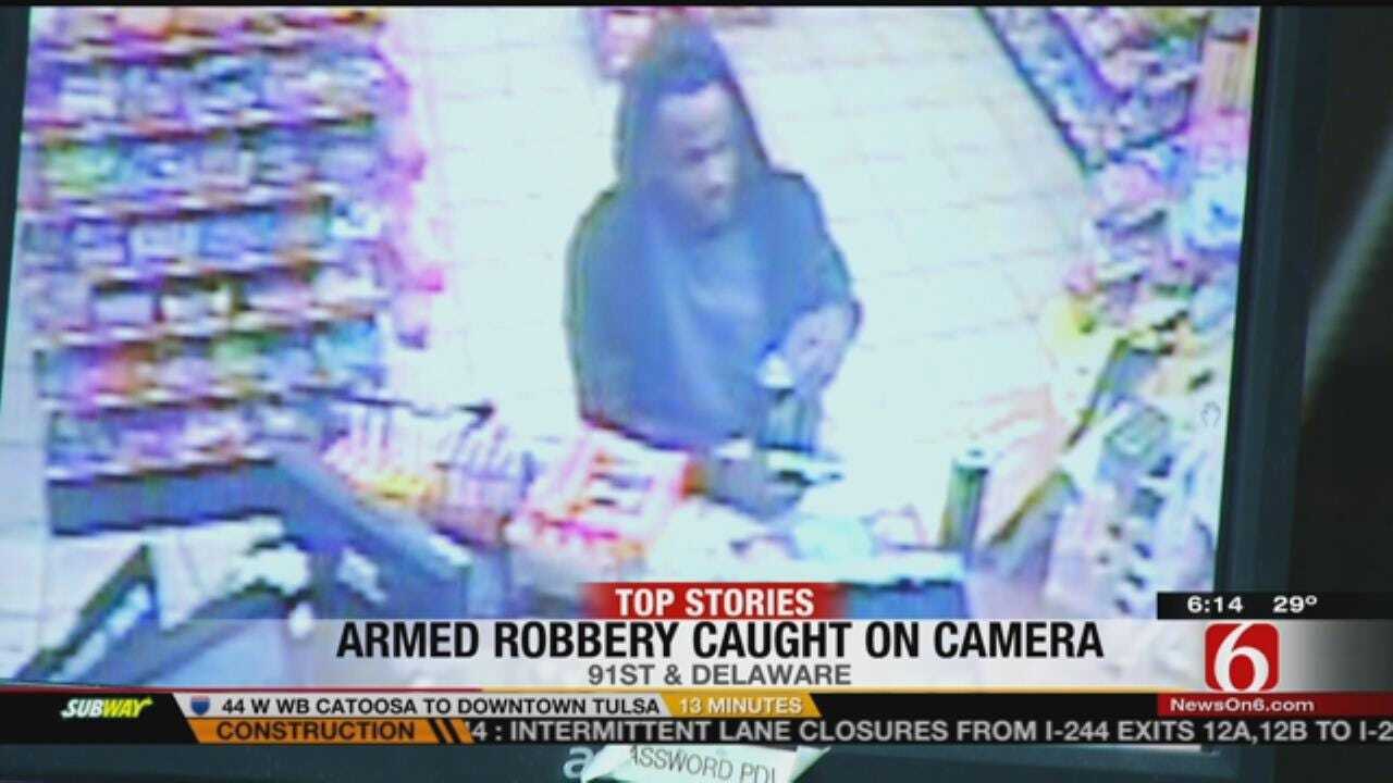 Owner Shares Video Of South Tulsa Convenience Store Robbery