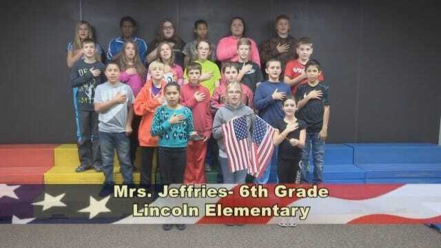 Mrs. Jefferies' 6th Grade class at Lincoln Elementary School