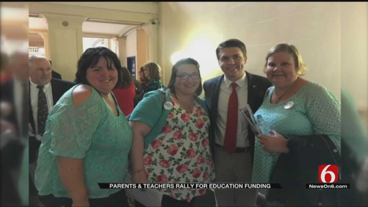 Tulsans Rallying For Education Funding Meet With Lawmakers