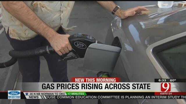 Gas Prices Going Up Across OKC Metro