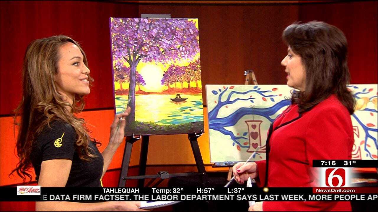 6 In The Morning's LeAnne Taylor Creates Paintings With A Love Theme