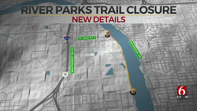 Part Of Tulsa’s River Parks Trails To Close For Construction 