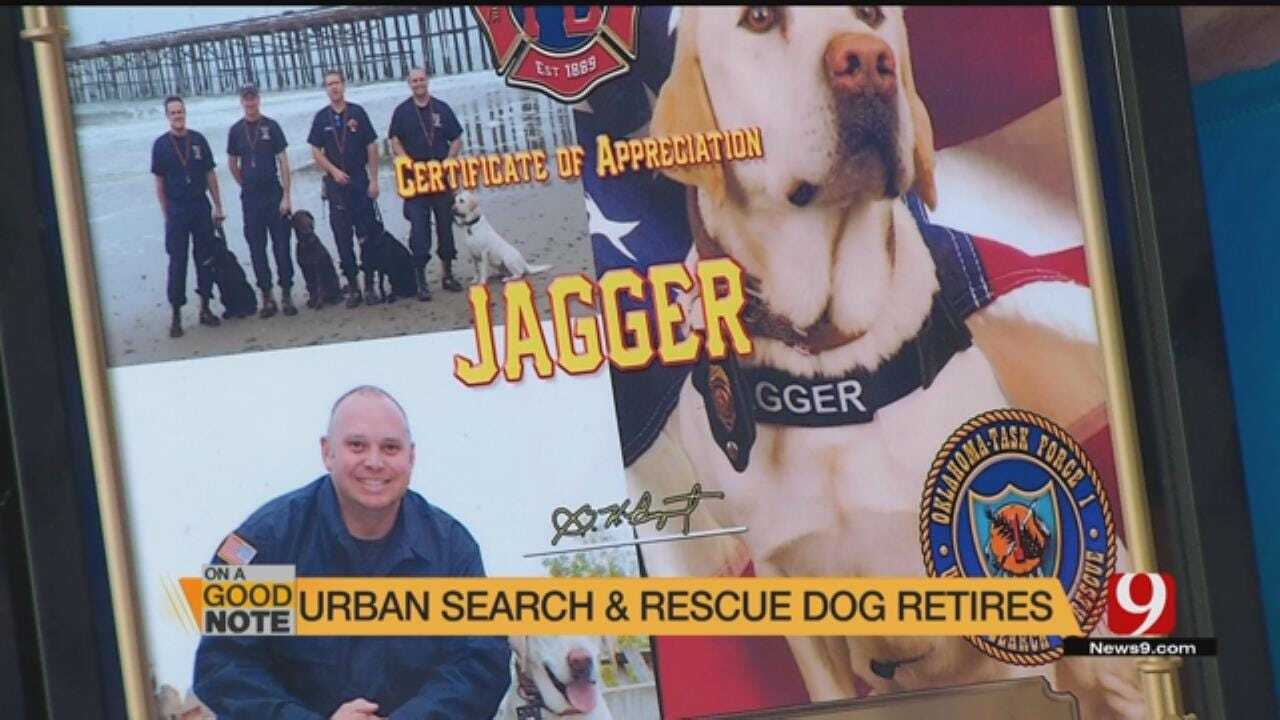 Search & Rescue Dog "Jagger" Retires