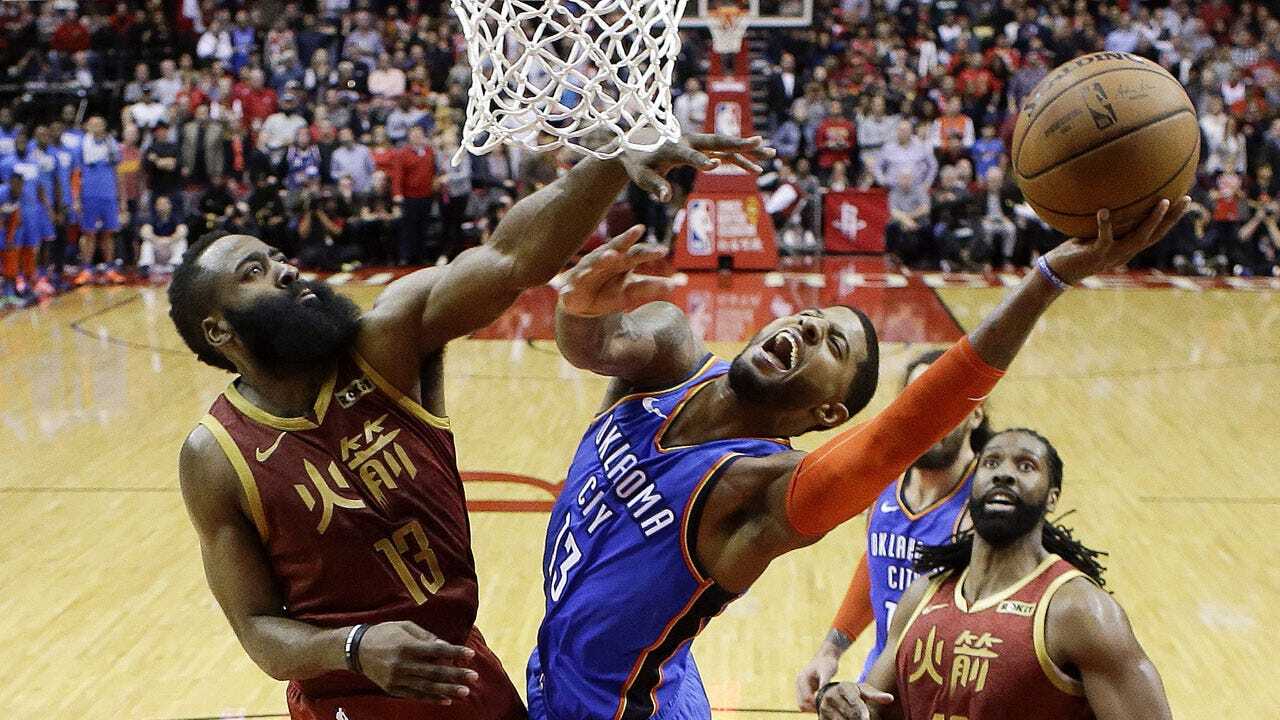 George, Westbrook Rally Thunder Past Rockets, 117-112