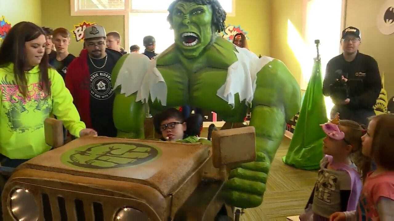 WATCH: Students Create Hulk Costume For Indiana Boy In A Wheelchair