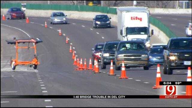 ODOT: "Scary" Hole Forms On I-40 Bridge In Del City