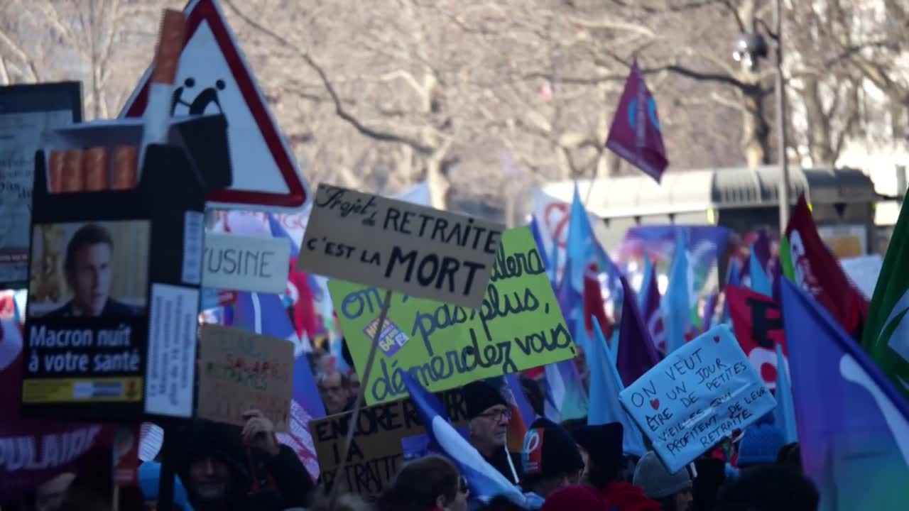 France: Over 1 Million March Against Raising Retirement Age