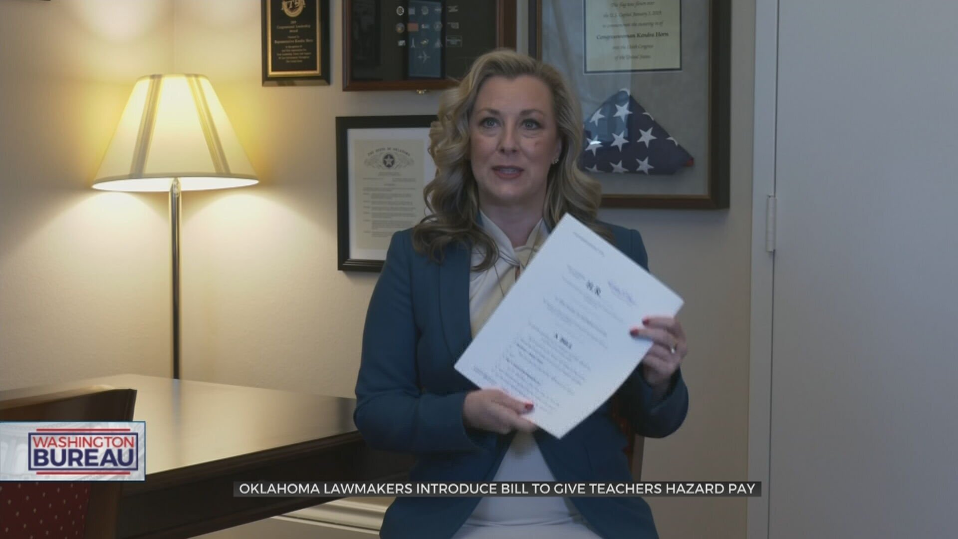 Oklahoma Lawmaker Introduces Congressional Bill To Give Teachers Hazard Pay