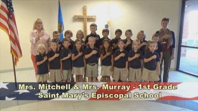Mrs. Mitchell and Mrs. Murray's 1st Grade Class At Saint Mary's Episcopal School