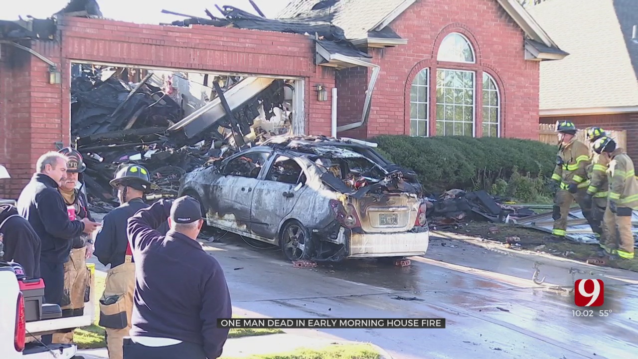 1 Man Dead After Being Found Inside Burning Home In Edmond