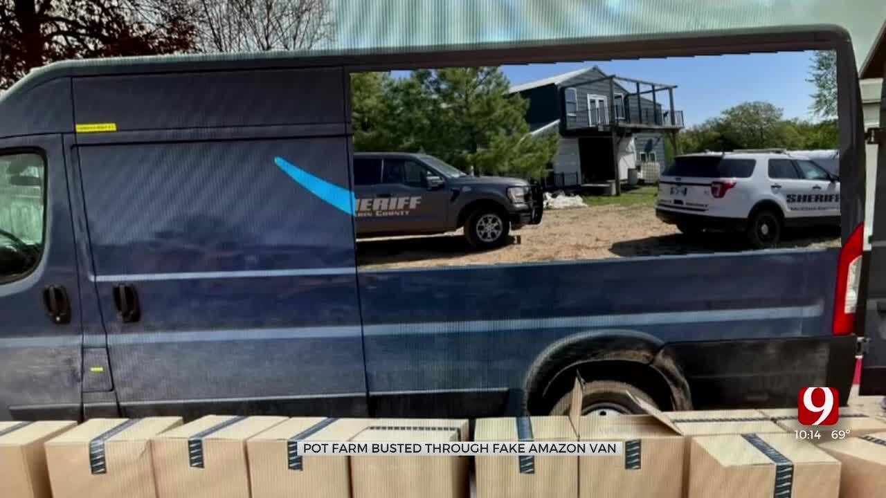 How A Fake Amazon Delivery Van Helped Oklahoma Investigators Bust Illegal Marijuana Farm