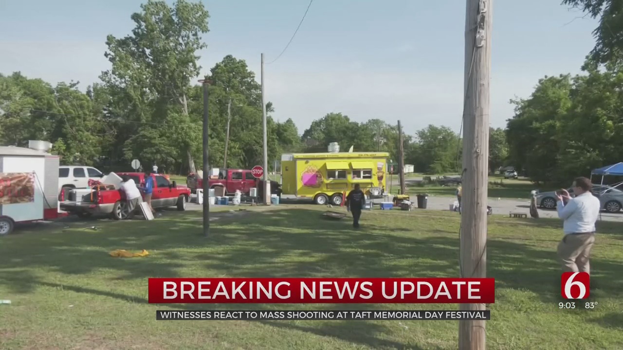 Witnesses React To Shooting At Taft Memorial Day Festival