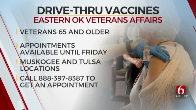 Eastern Oklahoma Veterans Affairs Holding Drive-Thru Vaccine Clinics