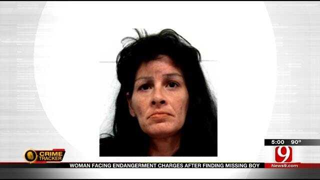 Del City Woman Facing Endangerment Charges After Finding Missing Boy