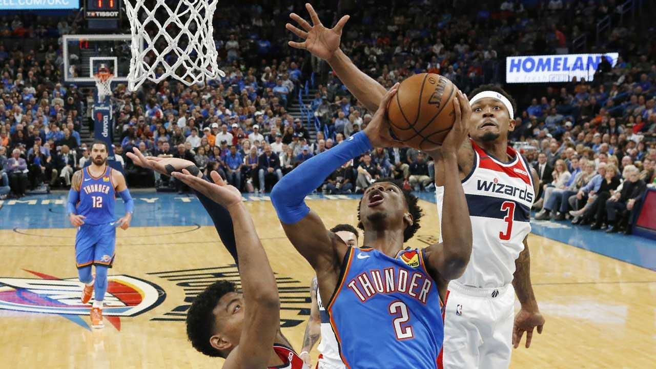 Scoring Disappears Late As Thunder Loses Home Opener To Wizards