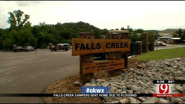 Falls Creek Releasing Campers Due To Flooding