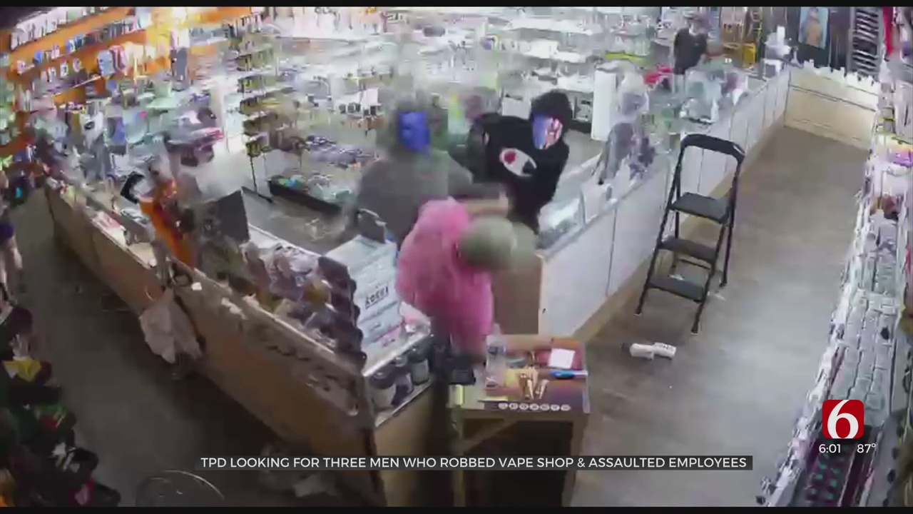 3 Men Wanted After Robbing Tulsa Smoke Shop, Assaulting Employees