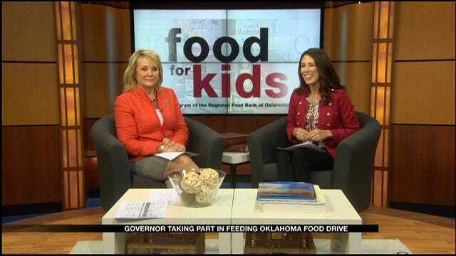 Governor Taking part In Feeding Oklahoma Food Drive