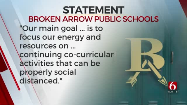 Broken Arrow Public Schools Cancels Homecoming Parade For 2020 School Year