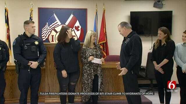 Tulsa First Responders Raise $12K For Hydrants Of Hope Charity