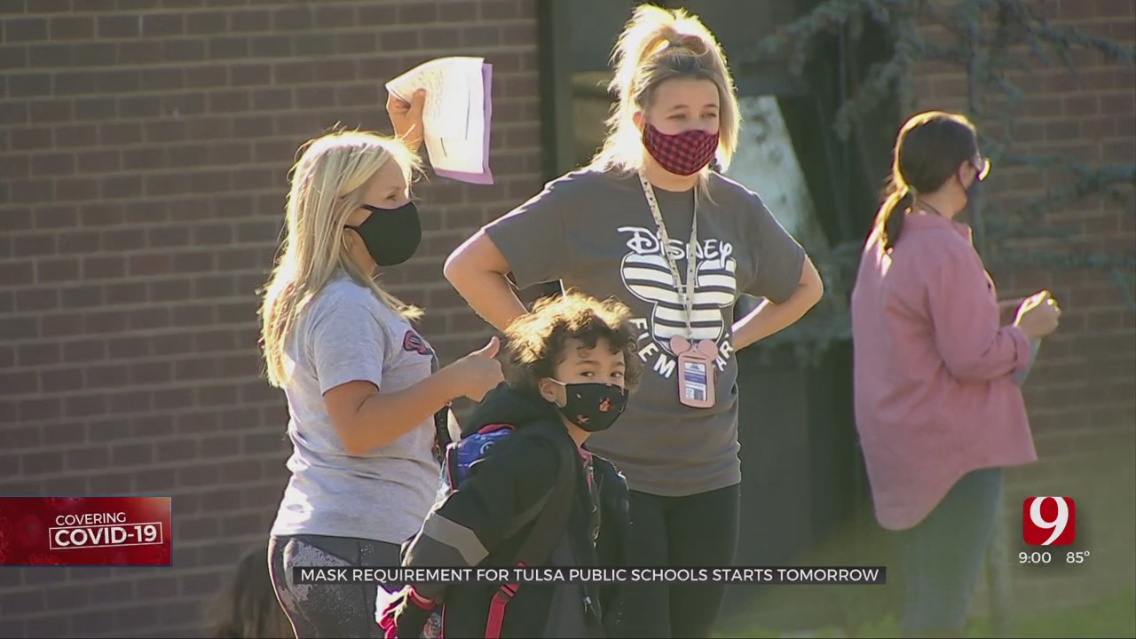 Tulsa Public Schools To Begin Mask Requirement For Students Tuesday